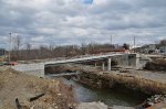 New footbridge has replaced Crain Ave Bridge.